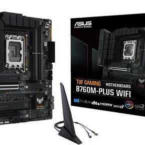 Asus TUF B760M-PLUS GAMING WIFI II Motherboard Micro ATX με Intel 1700 Socket 90MB1HE0-M0EAY0