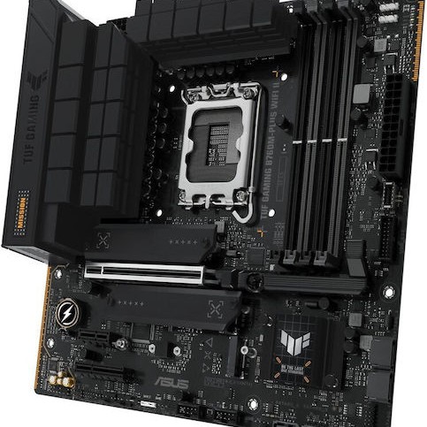 Asus TUF B760M-PLUS GAMING WIFI II Motherboard Micro ATX με Intel 1700 Socket 90MB1HE0-M0EAY0