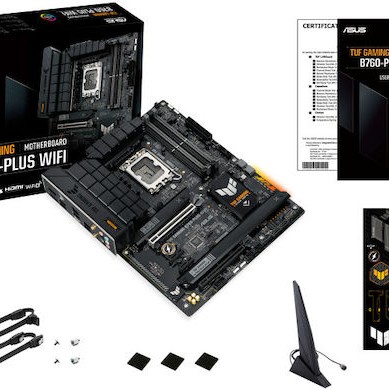 Asus TUF Gaming B760-Plus WIFI Motherboard ATX με Intel 1700 Socket 90MB1ER0-M0EAY0