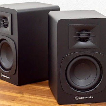 Audio Technica Αυτοενισχυόμενα Ηχεία Studio Monitor 2 Δρόμων με Bluetooth 60W (Ζεύγος) Μαύρο