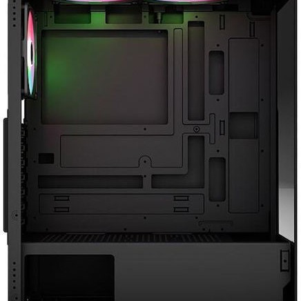 Aerocool Pivot-G-BK-v3 Gaming Midi Tower Κουτί Υπολογιστή με ARGB Φωτισμό Μαύρο