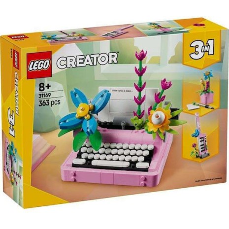 Lego Creator Typewriter with Flowers για 8+ Ετών 363τμχ