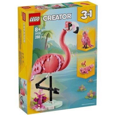 Lego Creator Wild Animals: Pink Flamingo για 8+ Ετών 288τμχ