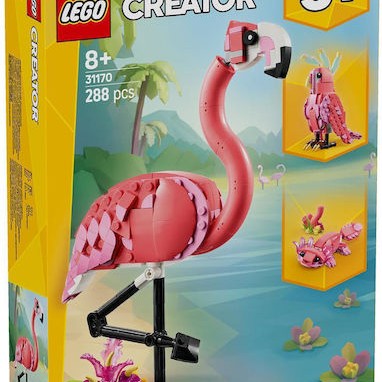 Lego Creator Wild Animals: Pink Flamingo για 8+ Ετών 288τμχ