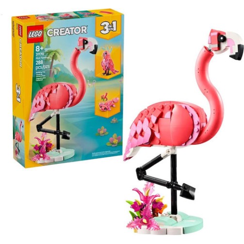 Lego Creator Wild Animals: Pink Flamingo για 8+ Ετών 288τμχ