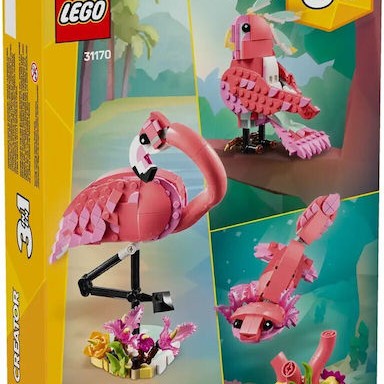 Lego Creator Wild Animals: Pink Flamingo για 8+ Ετών 288τμχ