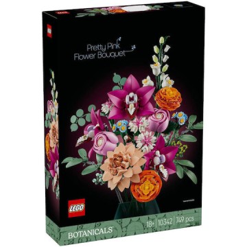 Lego Botanical Collection Pretty Pink Flower Bouquet για 18+ Ετών 749τμχ