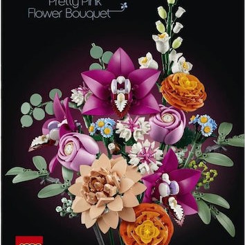 Lego Botanical Collection Pretty Pink Flower Bouquet για 18+ Ετών 749τμχ