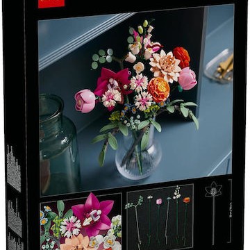 Lego Botanical Collection Pretty Pink Flower Bouquet για 18+ Ετών 749τμχ