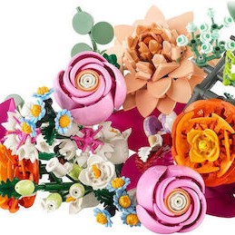 Lego Botanical Collection Pretty Pink Flower Bouquet για 18+ Ετών 749τμχ