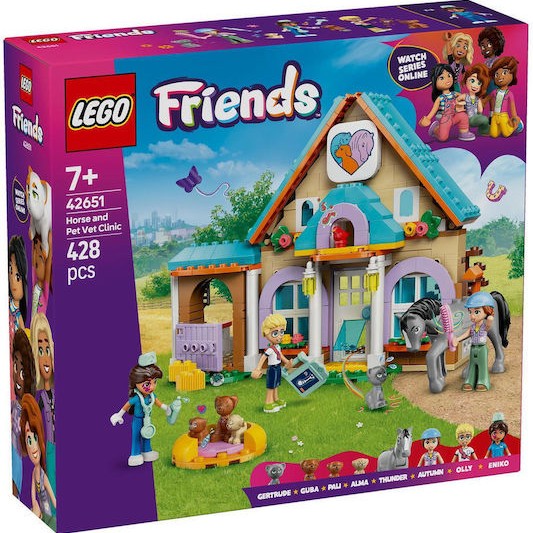 Lego Friends Horse and Pet Vet Clinic για 7+ Ετών 428τμχ