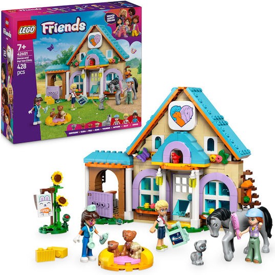 Lego Friends Horse and Pet Vet Clinic για 7+ Ετών 428τμχ