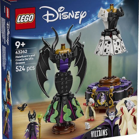 Lego Disney Maleficent's And Cruella De Vil's Dresse για 9+ Ετών 524τμχ