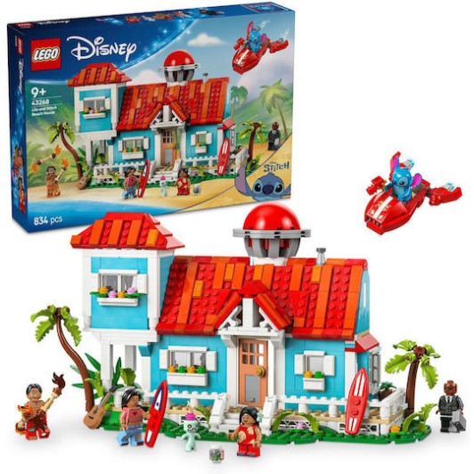 Lego Disney Lilo and Stitch Beach House για 9+ Ετών 834τμχ