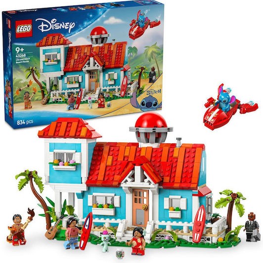 Lego Disney Lilo and Stitch Beach House για 9+ Ετών 834τμχ