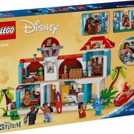 Lego Disney Lilo and Stitch Beach House για 9+ Ετών 834τμχ