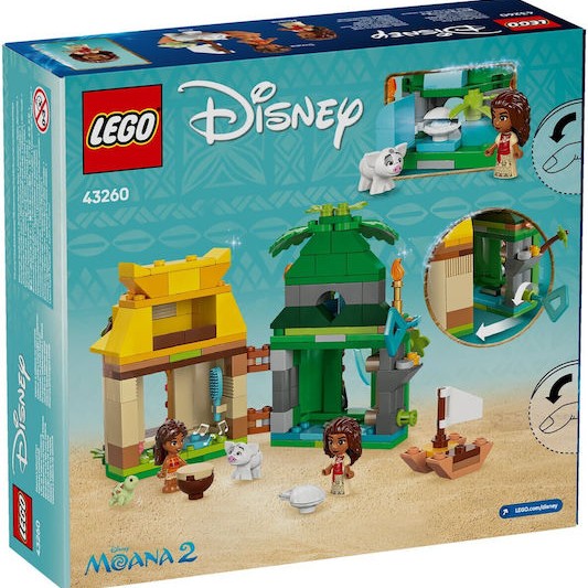 Lego Disney Disney Princess - Moana's Island Fun για 5+ Ετών 175τμχ