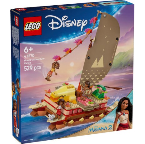 Lego Disney Moana's Adventure Canoe για 6+ Ετών 529τμχ