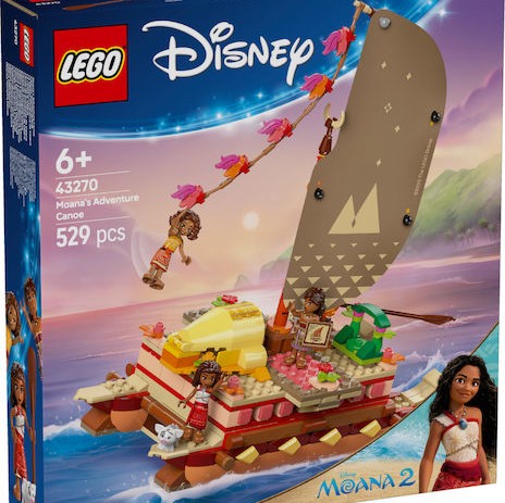 Lego Disney Moana's Adventure Canoe για 6+ Ετών 529τμχ