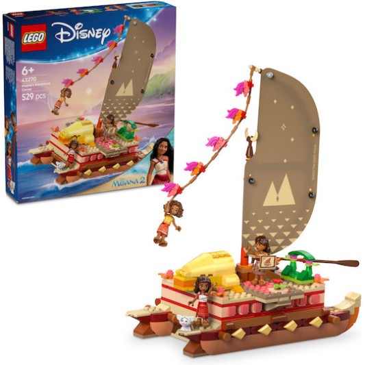 Lego Disney Moana's Adventure Canoe για 6+ Ετών 529τμχ