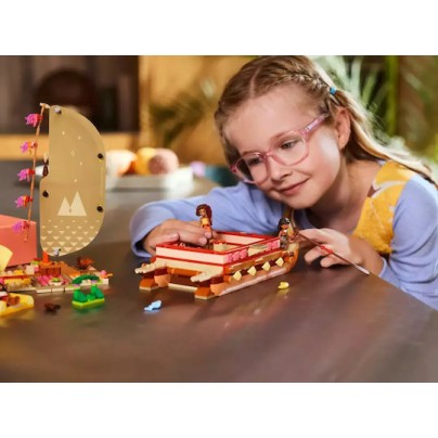 Lego Disney Moana's Adventure Canoe για 6+ Ετών 529τμχ