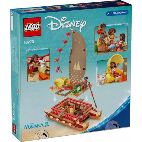 Lego Disney Moana's Adventure Canoe για 6+ Ετών 529τμχ