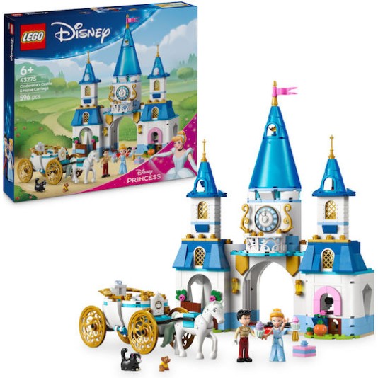 Lego Castle Cinderella's Castle & Horse Carriage για 6+ Ετών 596τμχ