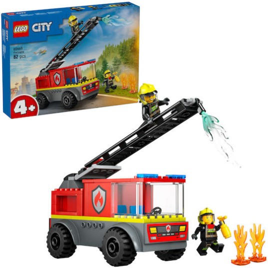 Lego City Fire Engine για 4+ Ετών 82τμχ