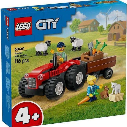 Lego City Tractor with Trailer για 4+ Ετών 116τμχ