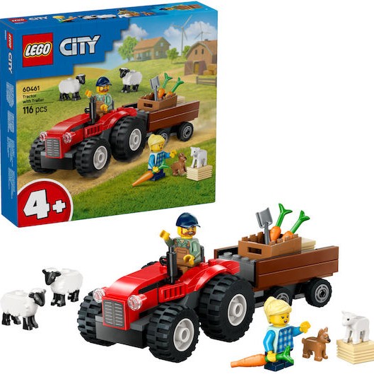 Lego City Tractor with Trailer για 4+ Ετών 116τμχ