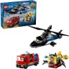 Lego City Helicopter, Fire Engine & Submarine για 7+ Ετών 874τμχ