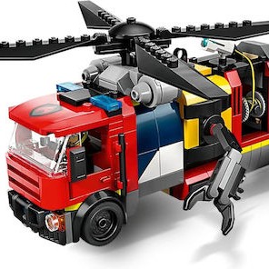 Lego City Helicopter, Fire Engine & Submarine για 7+ Ετών 874τμχ