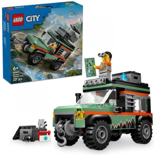 Lego City Off-Road 4x4 Mountain Truck για 6+ Ετών 221τμχ