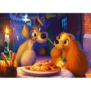 Lady And The Tramp Puzzle 2D 1000pcs