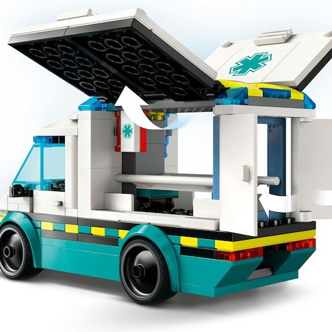 Lego City Emergency Ambulance για 5+ Ετών 184τμχ