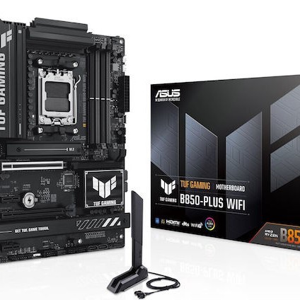 Asus TUF GAMING B850-PLUS WIFI Motherboard ATX με AMD AM5 Socket 90MB1J30-M0EAY0