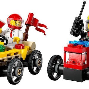 Lego City Pizza vs. Fire Truck για 5+ Ετών 70τμχ