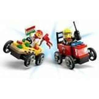 Lego City Pizza vs. Fire Truck για 5+ Ετών 70τμχ