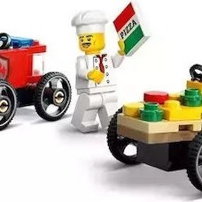 Lego City Pizza vs. Fire Truck για 5+ Ετών 70τμχ