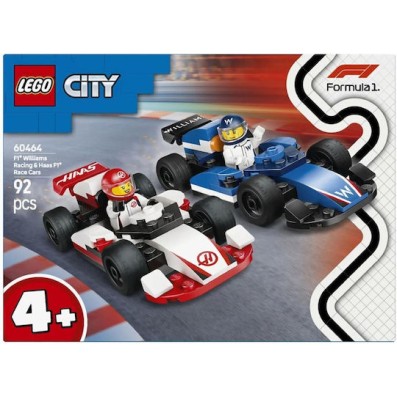 Lego City F1® Williams Racing & Haas F1® Race Cars για 4+ Ετών 92τμχ