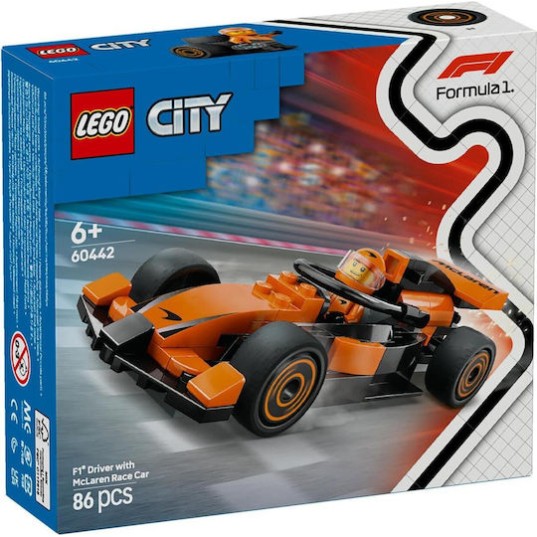 Lego City F1® Driver With Mclaren Race Car για 6+ Ετών 86τμχ