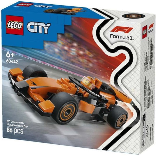 Lego City F1® Driver With Mclaren Race Car για 6+ Ετών 86τμχ