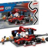 Lego City F1® Pit Stop & Pit Crew with Ferrari Car για 6+ Ετών 322τμχ