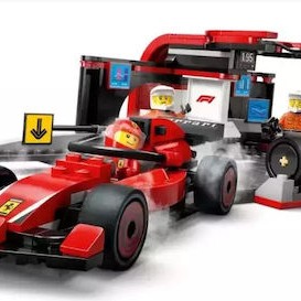 Lego City F1® Pit Stop & Pit Crew with Ferrari Car για 6+ Ετών 322τμχ