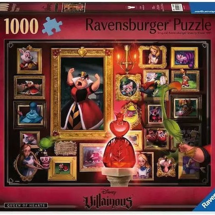 Villainous Disney Queen Of Hearts Puzzle 2D 1000pcs