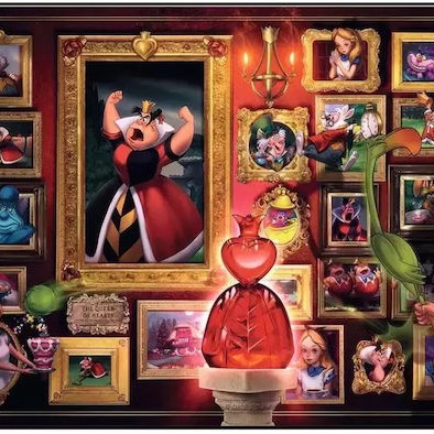 Villainous Disney Queen Of Hearts Puzzle 2D 1000pcs