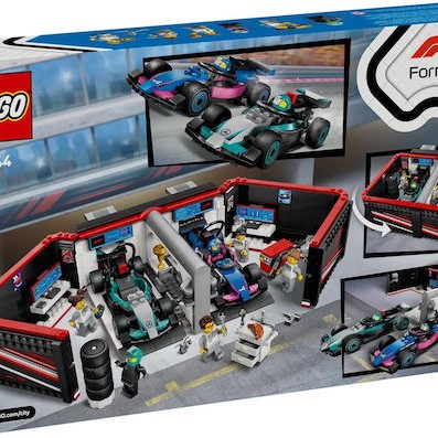 Lego City F1® Garage & Mercedes-AMG & Alpine Cars για 7+ Ετών 678τμχ