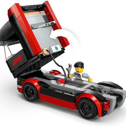 Lego City F1® Truck with RB20 & AMR24 F1® Cars για 8+ Ετών 1086τμχ