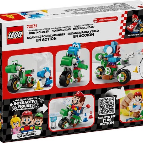 Lego Super Mario Mario Kart - Yoshi Bike για 7+ Ετών 133τμχ