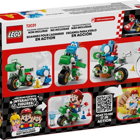 Lego Super Mario Mario Kart - Yoshi Bike για 7+ Ετών 133τμχ